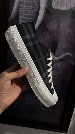 Burberry Check Low-Top Sneakers