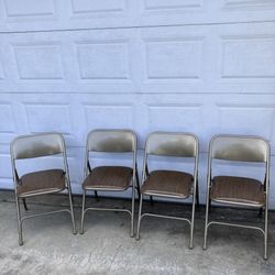1970s Samsonite Metal Folding Chairs