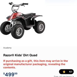 Kids Dirt Quad