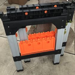 New Folding Sawhorse Set