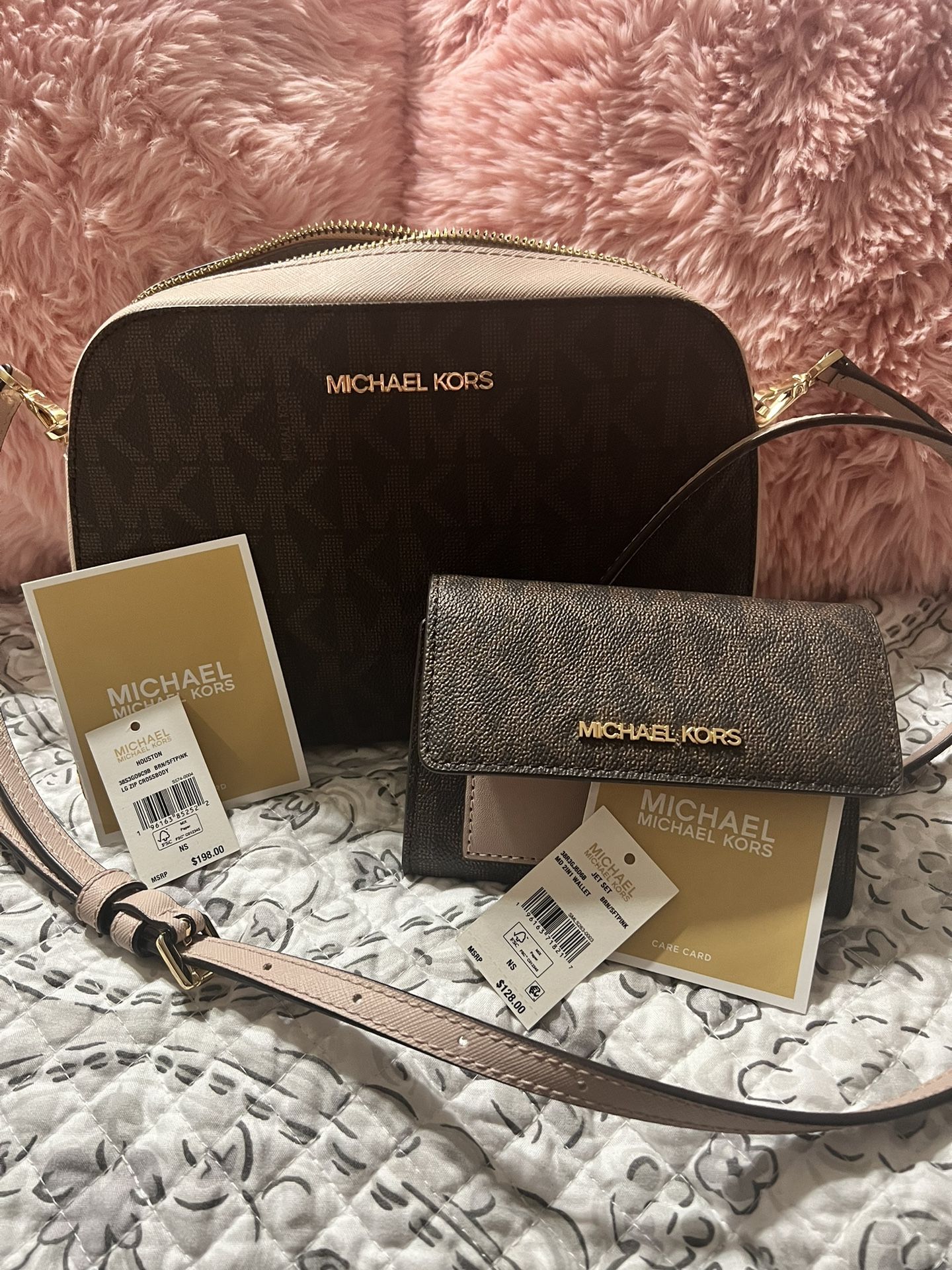 Michael Kors Purse & Matching Wallet - See Description