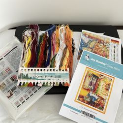 $15 Cross Stitch Kit, Joy Sunday, F195 Summer Afternoon 40 x 48 cm (15.7” x 18.8”)