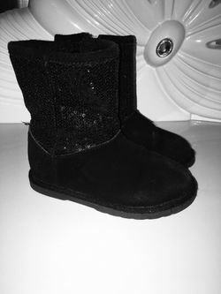 Black girls boots size 10
