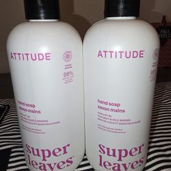 Attitude coconut & wild berries hand soap 2 pack 