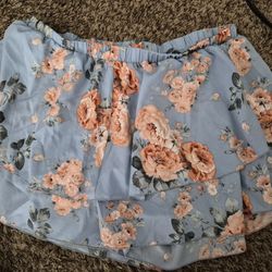 3xl Crop Top And Skort