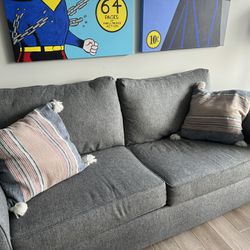 Gray comfy couch 