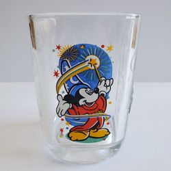 Walt Disney World 2000 Millennium Celebration Mcdonald's Glass Mickey Mouse 14oz