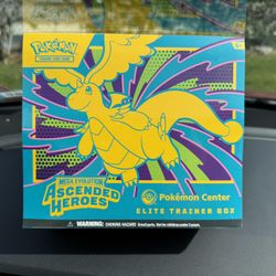 Ascended Heroes Pokemon Center Elite Trainer Box (Exclusive) - ME: Ascended Heroes (ASC) ETB