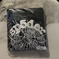 Black sp5der hoodie