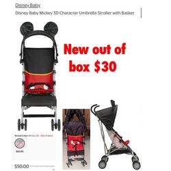 New Disney Mickey light weight Compact stroller doesn’t lay back $30 cash only east Palmdale off 47th & R8 