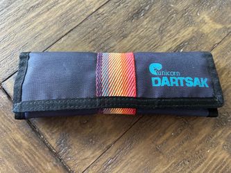 Vintage Unicorn Dartsak. Soft Case with dart attachments