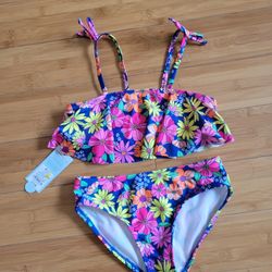Brand New 2 Peices Cat& Jack  Kids Swimming Suit size 8