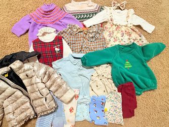 16pc Baby Girl Clothes Lot Ralph Lauren Boden MORI Hello Kitty