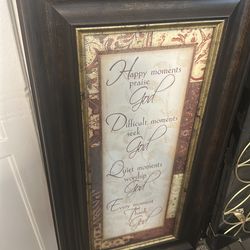 Framed decor
