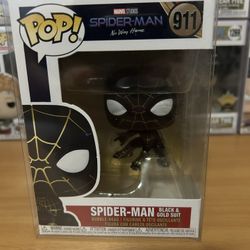 Spiderman Black And Gold Suit