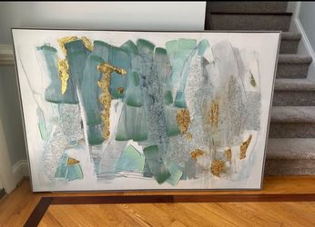 Large 40x60 Textured Abstract Wall Art | HomeGoods