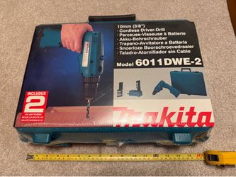 Makita 12V Cordless Drill Set (6011DWE-2) – Brand New / Sealed