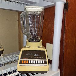 Oster Osterizer Galaxie Never Used Vintage Blender W/glass Pitcher