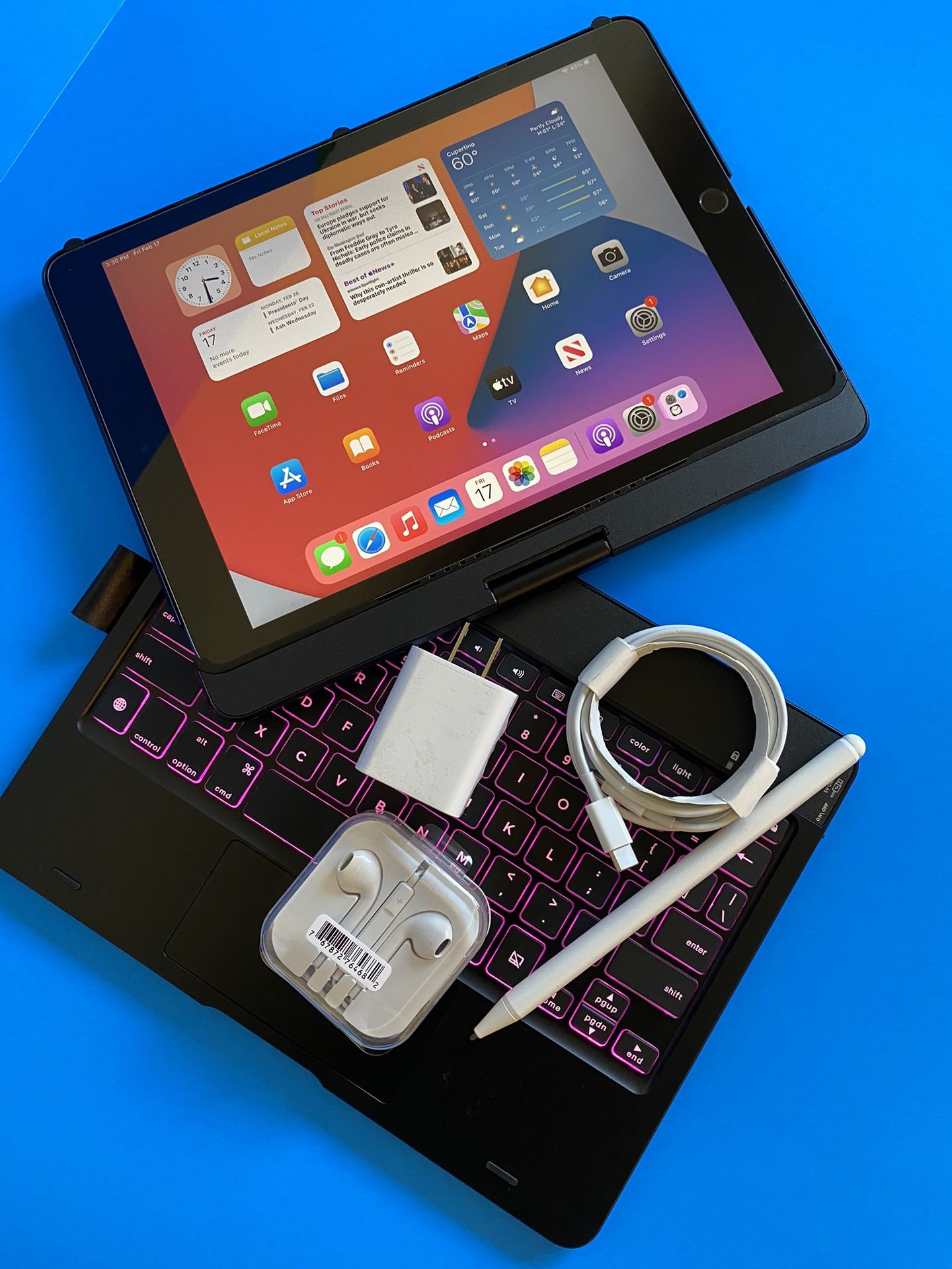 Apple ipad 9th Generation (10.2” Retina/ 2021 Model) 64GB WiFi + 