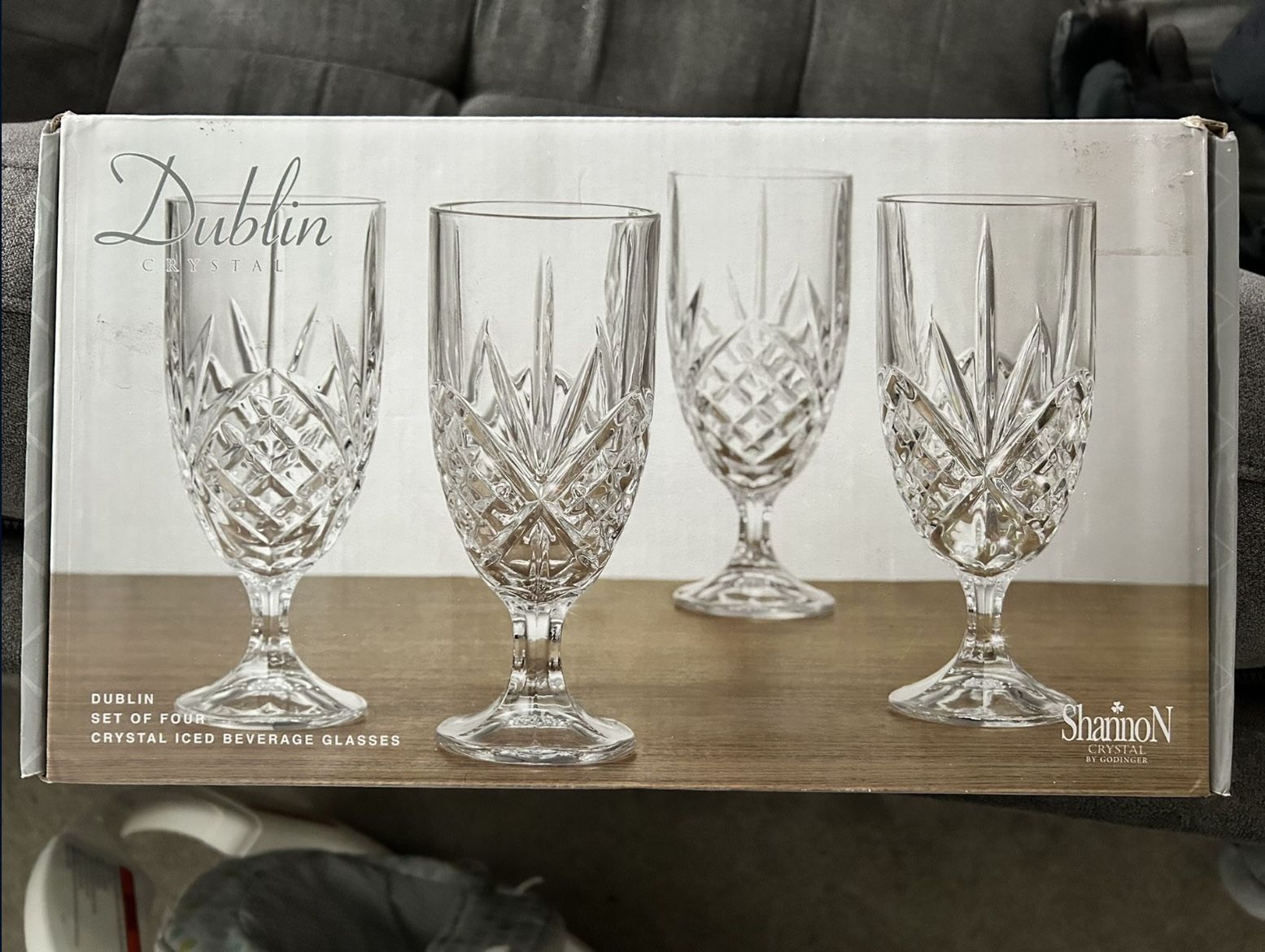 Dublin Crystal Glasses- Set Of 4