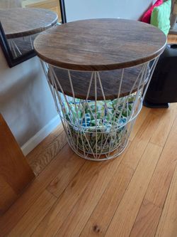 Set of side storage tables