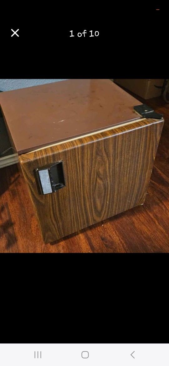 Vintage Mini Fridge with freezer