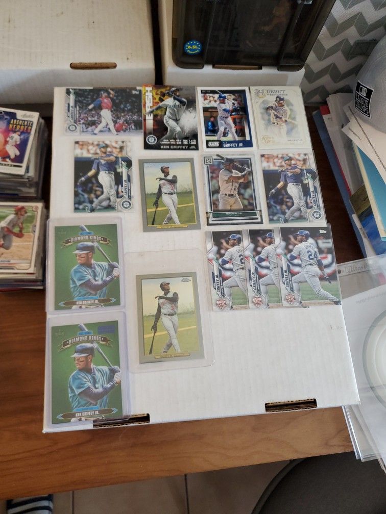 Ken Griffey Jr Collection Inserts And Parallel. One Artist Proof