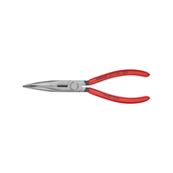 Long Nose 40° Angled Pliers with Cutter - Plastic Dipped