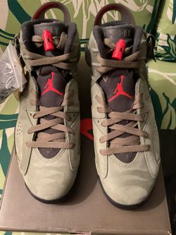 Jordan 6s Travis Scott Cactus Jack “olive”