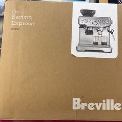 Breville Stainless Steel Barista Express Espresso Machine Coffee 