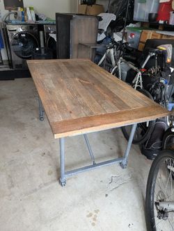 Restoration hardware flatiron desk table