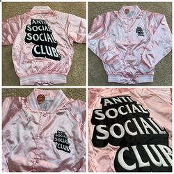 Anti Social Social Club ASSC Souvenir Varsity Bomber Jacket