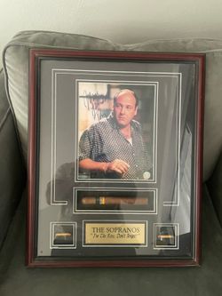 Sopranos James Gandolfini autograph