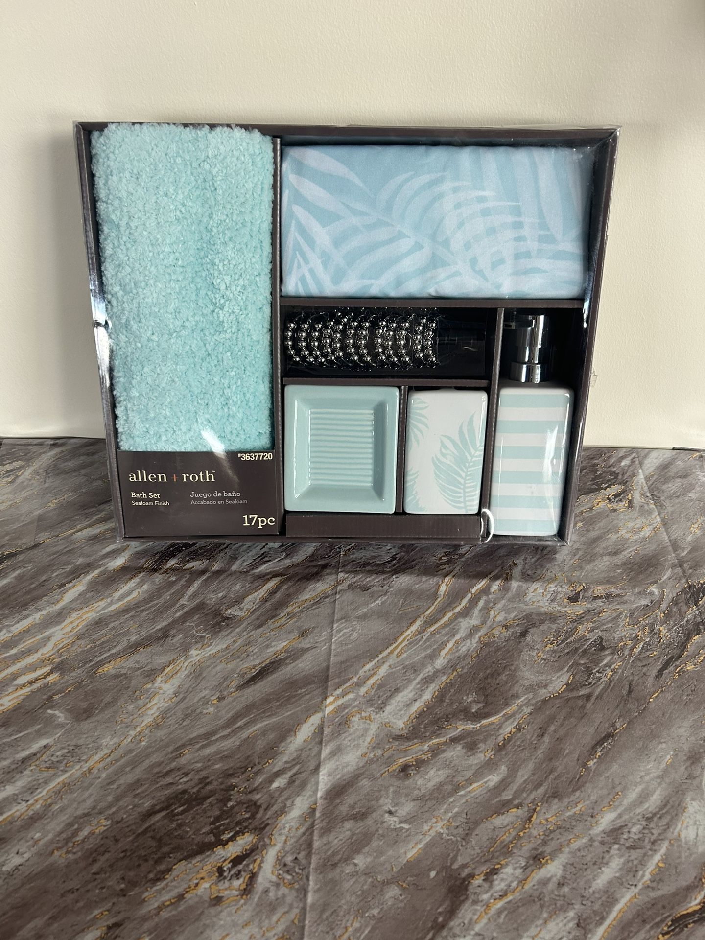 brand new AllenRoth Shower curtain set