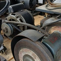 Vintage Belt Driven Bench Grinder/Sander