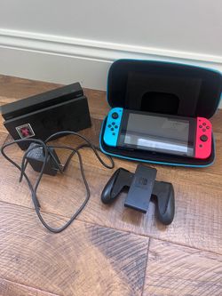 Nintendo Switch with Dock, Charger & Carry Case