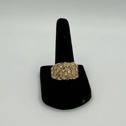 Gold Nugget Ring 