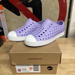 Native  Kids JEFFERSON HEALING PURPLE/ SHELL WHITE VIOLET  Kids 12