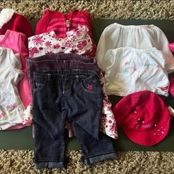 American Girl Doll Clothing & Accessories Set: Hat, pants, shirts, etc 10 Pieces