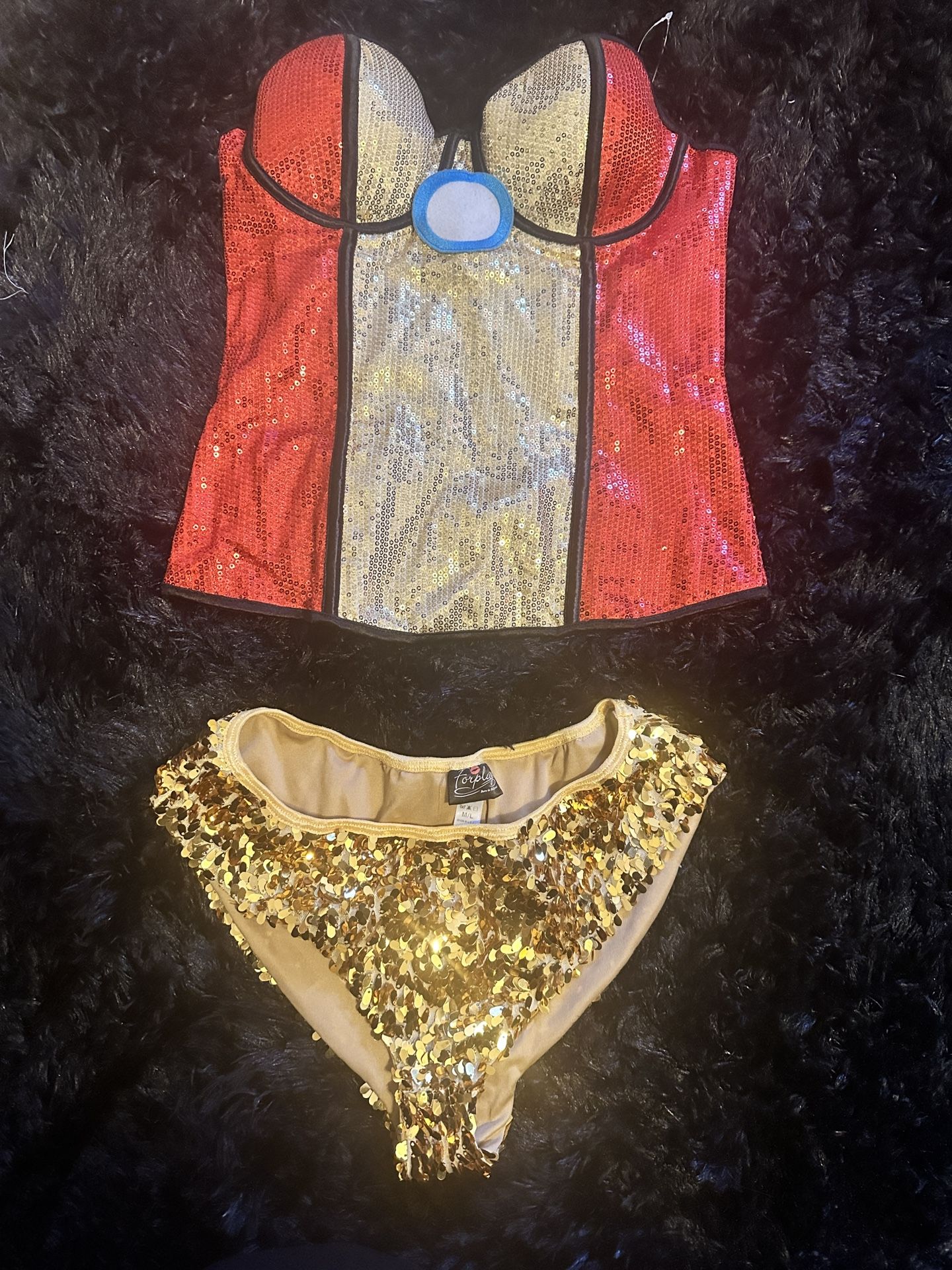 Iron Man Sexy Halloween Costume (Corset And Bottom Pieces)