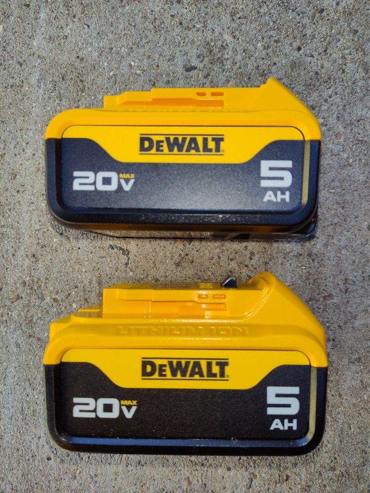 DeWalt Batteries 5ah