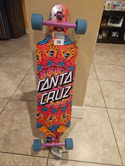 Santa Cruz Mandala Skateboard. New