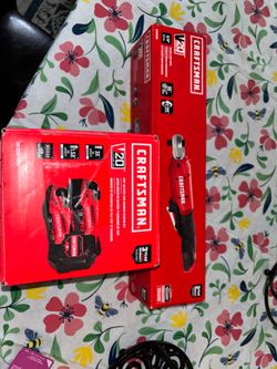 Craftsman V20 3/8 ratchet and V20 battery and charger starter kit