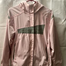 Pink Windbreaker Columbia Jacket