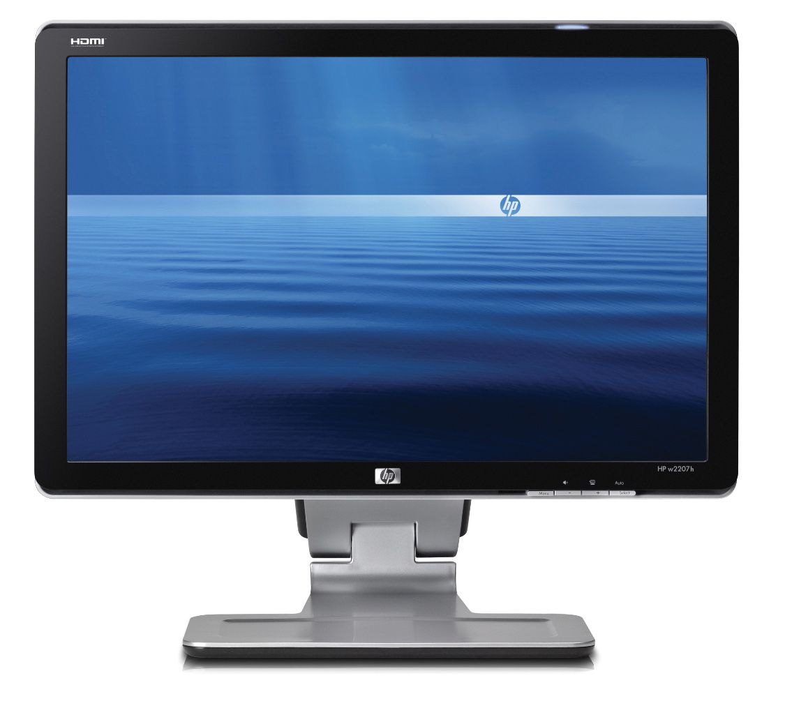 HP Pavilion 22” Widescreen LCD Computer Monitor with Portrait Display & Speakers