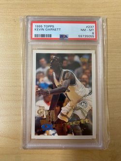 1995 Topps Kevin Garnett #237 PSA 8