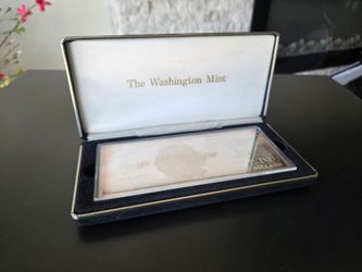 1998 Washington Mint 4 oz .999 Fine Silver $100 Bill Proof Bar