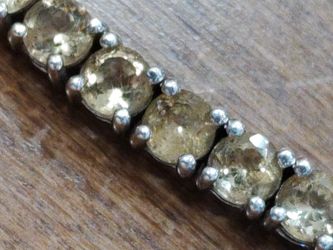 Silver and Stone Bracelet
