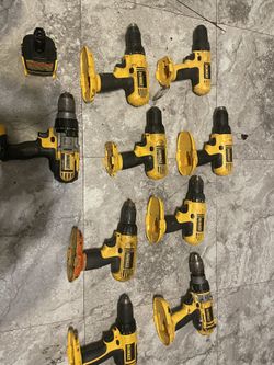 20 Drills Dewalt Ryobi 