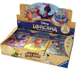 NEW Ravensburger Disney Lorcana TCG: Into The Inklands Booster Pack Display | 24 Packs with 12 Trading Cards Each | Ideal for Collectors & Disney Fans